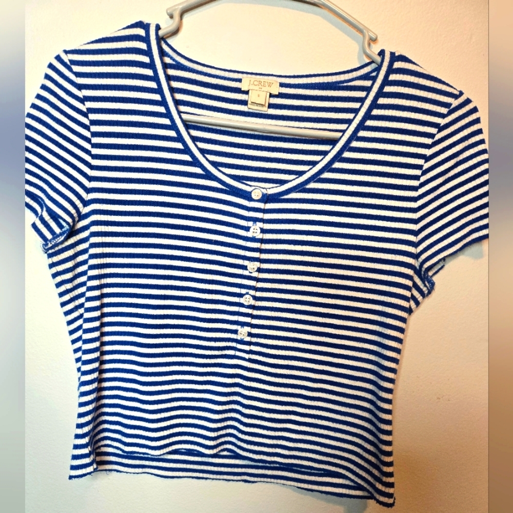 Striped Croped Top
